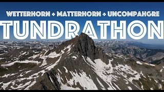 Wetterhorn Peak to Matterhorn Ridge  Uncompahgre Peak TUNDRATHON [upl. by Vizzone]