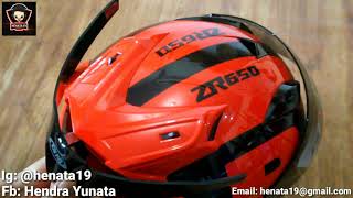 UNBOXING HELM GM RACE PRO ZR650 DARK SINGLE VISOR MOTIF RACEPRO  INDONESIA [upl. by Fusuy]