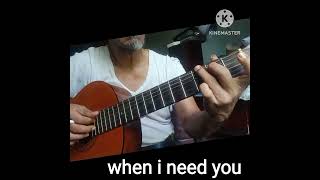 Fingerstyleguitar song When I Need You from Leo sayer fingerstyleguitar [upl. by Names]