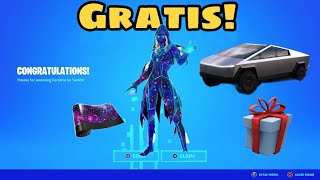 BUNDLE SKIN GRATIS GALAXY OTTENIBILE E AUTO TESLA CYBERTRUCK PER TUTTI SU FORTNITE1 [upl. by Aliahs711]