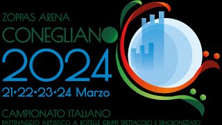 Sabato 23 Marzo 2024 Campionato Italiano di pattinaggio spettacolo e sincronizzato FISR Conegliano [upl. by Divadleahcim144]