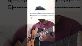 Hamma Hamma  Bombay  A R Rahman  Guitar Tabs  Indian Guitar [upl. by Koosis]