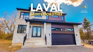 Maison Neuve à Laval SainteDorothée  Visite Virtuelle  1 289 000 [upl. by Jaquelyn]