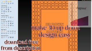 how to make 3d design in aspire  3D free files  3d design tutorial [upl. by Adnohs]