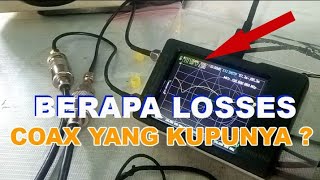 NanoVNA  losses coaxial  harus beli baru [upl. by Larue]