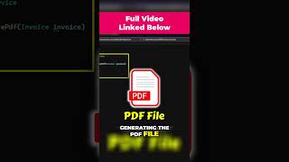 ASP NET CORE PDF Generation Like a Pro dotnet dotnetcore [upl. by Rhianna]