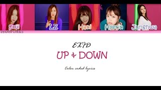 EXID  Up and Down HANROMENG Color coded Lyrics [upl. by Lenhart]