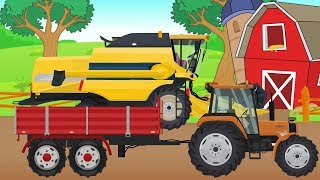 Excavator and Truck  Construction Vehicles For Children  Bajki Maszyny Budowlane dla Dzieci [upl. by Sillaw]