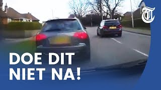 Dashcam filmt dolle rit dronken bestuurder [upl. by Pulchia]