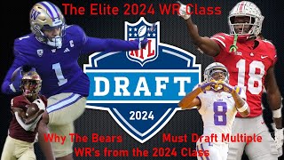 2024 NFL Draft WR Class Is ELITE [upl. by Jerald]