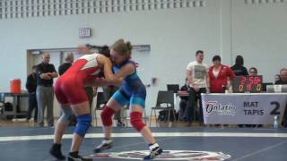 2016 ONT SR PROV FW48kg Farrantina Gatta Brock vs Augusta Eve Impact [upl. by Weywadt]