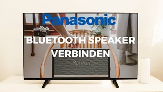 Bluetooth Lautsprecher mit Panasonic TV verbinden [upl. by Nodababus710]