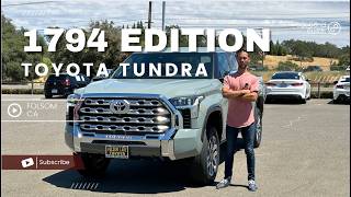 Why to buy the 2024 TOYOTA TUNDRA 1794 EDITION [upl. by Reagen393]