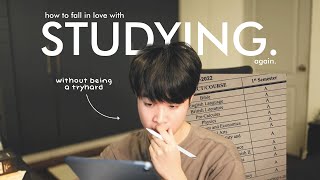 how to FALL IN LOVE with studying again  tips for school [upl. by Giana377]