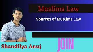 Sources of Muslims Law QuranSunnaAhadis IjmaQiyasllb judiciary [upl. by Anneh]