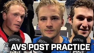 Mikko Rantanen amp Avs Locker Room talk after Avs Camp [upl. by Letti]