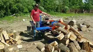 2018 Eastonmade 916 wood splitter and Logrite pickaroon MUST WATCH [upl. by Levitus188]