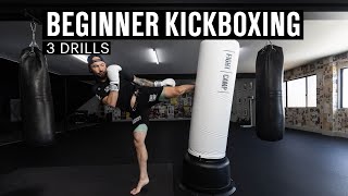 3 KICKBOXING COMBOS TO PRACTICE  For Beginners and Advanced [upl. by Ecnadnak]