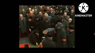 ussr anthem at the funeral of leonid brezhnev 1982 remastered [upl. by Ojoj744]