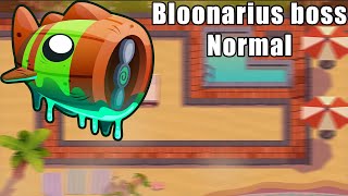 BLOONARIUS NORMAL TUTORIAL  NEW BOSS BLOONS  BTD6 FOUR RESORT [upl. by Jules]