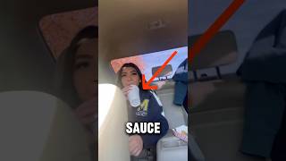 Hot Sauce Drink Prank😭😭😭 viralshort shortsfeed prank funny [upl. by Ycam]