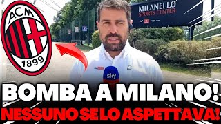 💥💣MIO DIO LA BOMBA ESPLODE HA PRESO TUTTI DI SORPRESA NOTIZIE DEL MILAN [upl. by Larred]