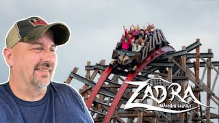 Reacting to the Insane Zadra Roller Coaster in Energylandia Poland [upl. by Arimlede764]