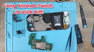 How to replace the joysticks in a Nintendo Switch Lite [upl. by Aiveneg304]