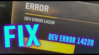 HOW TO FIX DEV ERROR 14220 ON PC BLACK OPS 6  METHOD 1 [upl. by Locin471]