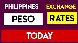 PHILIPPINE PESO RATE TODAY 31 October 2024 [upl. by Anse]