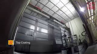 4 Aluminum Wall Panel  Screen Panel  Chromizing amp Spray coating Processing [upl. by Haraj874]