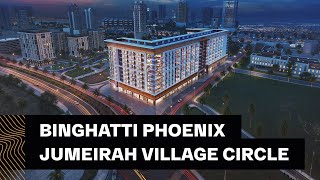 Binghatti Phoenix Apartments in Dubai Jumeirah Village Circle JVC [upl. by Eralcyram247]