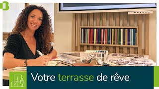 Bien chez soi  votre terrasse de rêve  Emmanuelle Rivassoux aménage votre logement neuf [upl. by Lacy]