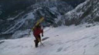 il CIVETTA CON GLI SCI SKIING MT CIVETTA [upl. by Ahl]