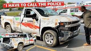 Renting a UHAUL Truck DESTROYING it Then Returning it PRANK Its Not Their Truck [upl. by Annoyt]