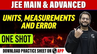 Units Measurements and Error in 1 Shot  All Concepts Tricks amp PYQs Covered  JEE Main amp Advanced [upl. by Anibas]