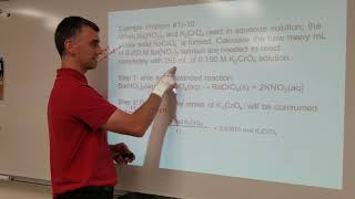 Stoichiometry with Aqueous Solutions [upl. by Queena]