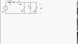 Example 3 Transient Analysis  1st order RC circuit [upl. by Etaner]