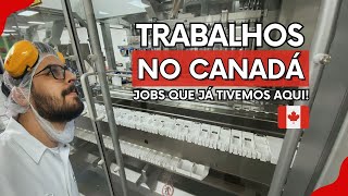 Empregos no Canadá 🇨🇦 Nossas Experiências de Trabalho [upl. by Ladnyk747]