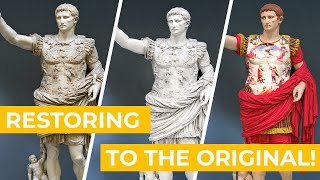 Restoring Augustus caesar statue to the original state  Facts [upl. by Adaran]