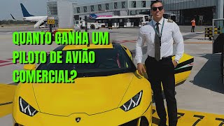 QUANTO ganha um PILOTO de avião em 2024 [upl. by Esille]