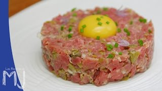 STEAK TARTAR  Receta tradicional [upl. by Clem]