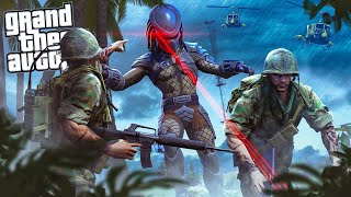 I Became THE PREDATOR During VIETNAM WAR in GTA 5 RP [upl. by Enileve]