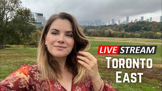 LAST LIVESTREAM FROM TORONTO  Greektown Riverdale  Leslieville [upl. by Kristos]