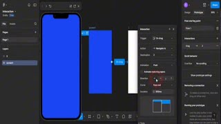 Figma Tutotorial  Ontap and ondrag trigger in prototype [upl. by Ppik]