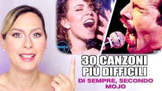 LE 30 CANZONI PIÙ DIFFICILI DA CANTARE [upl. by Anthe349]