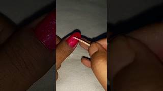 Toothpick nail art hack nailart naildesign nails easynailart trending beautiful short viral [upl. by Remot]