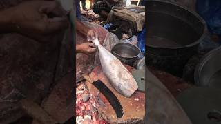 Leather jacket fish cutting skillsshorts [upl. by Adihsar]