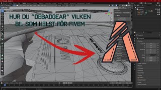 HOW TO DEBADGE ANY FIVEM CAR  Blender  Codewalker  Swedish [upl. by Sanjiv]