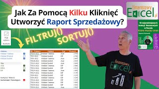 Jak Utworzyć Dynamiczny Raport Sprzedaży Genialna Współpraca FILTRUJ i SORTUJ z Polem Wyboru [upl. by Rramaj]